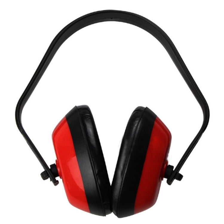 Anti-Noise Safety Work Sleep Hearing Protection Headphones Protective Earmuffs, Red Anti-Noise Safety Work Sleep Hearing Protection Headphones Protective Earmuffs, Red